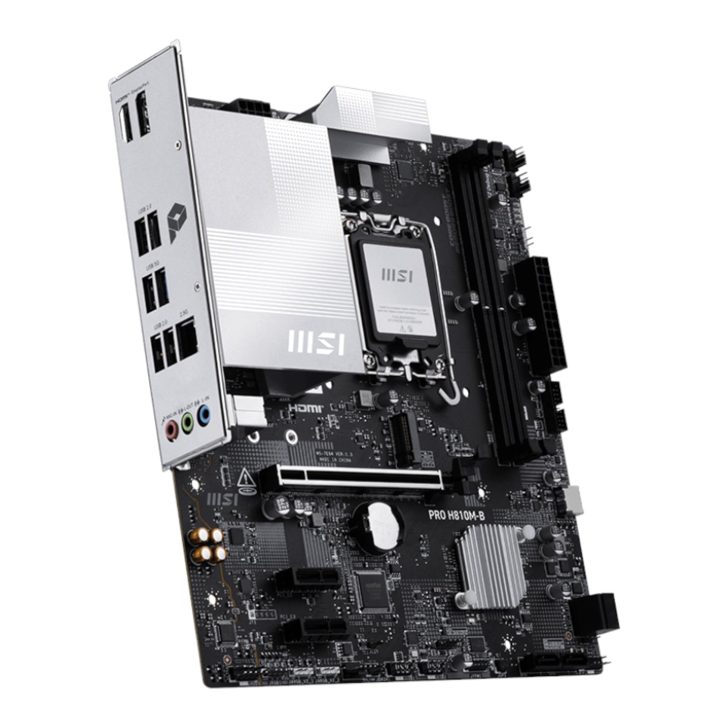 Image 3 for MSI H810M-B PRO LGA1851 M-ATX DDR5 Motherboard