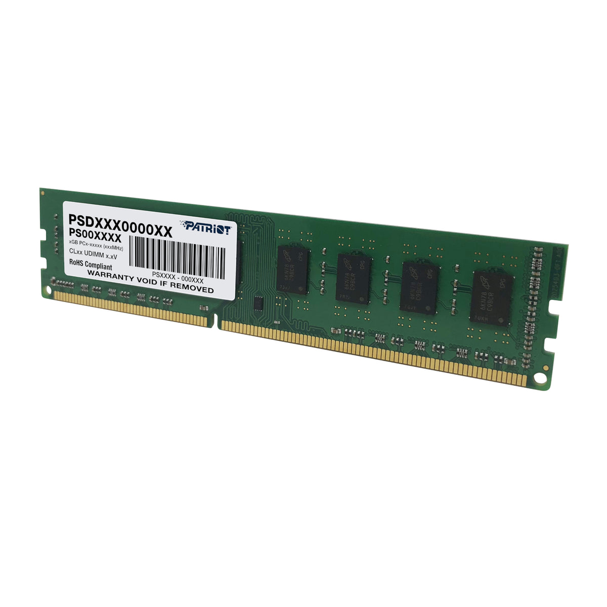 Image 4 for Patriot Signature Line 4GB 1600MHz DDR3 Single Rank Desktop Memory