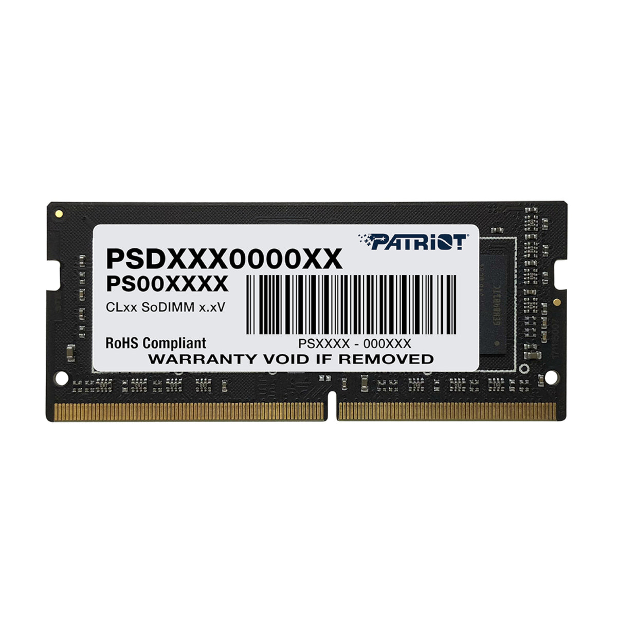 Image 1 for Patriot Signature Line 16GB 3200MHz DDR4 Single Rank SODIMM Notebook Memory