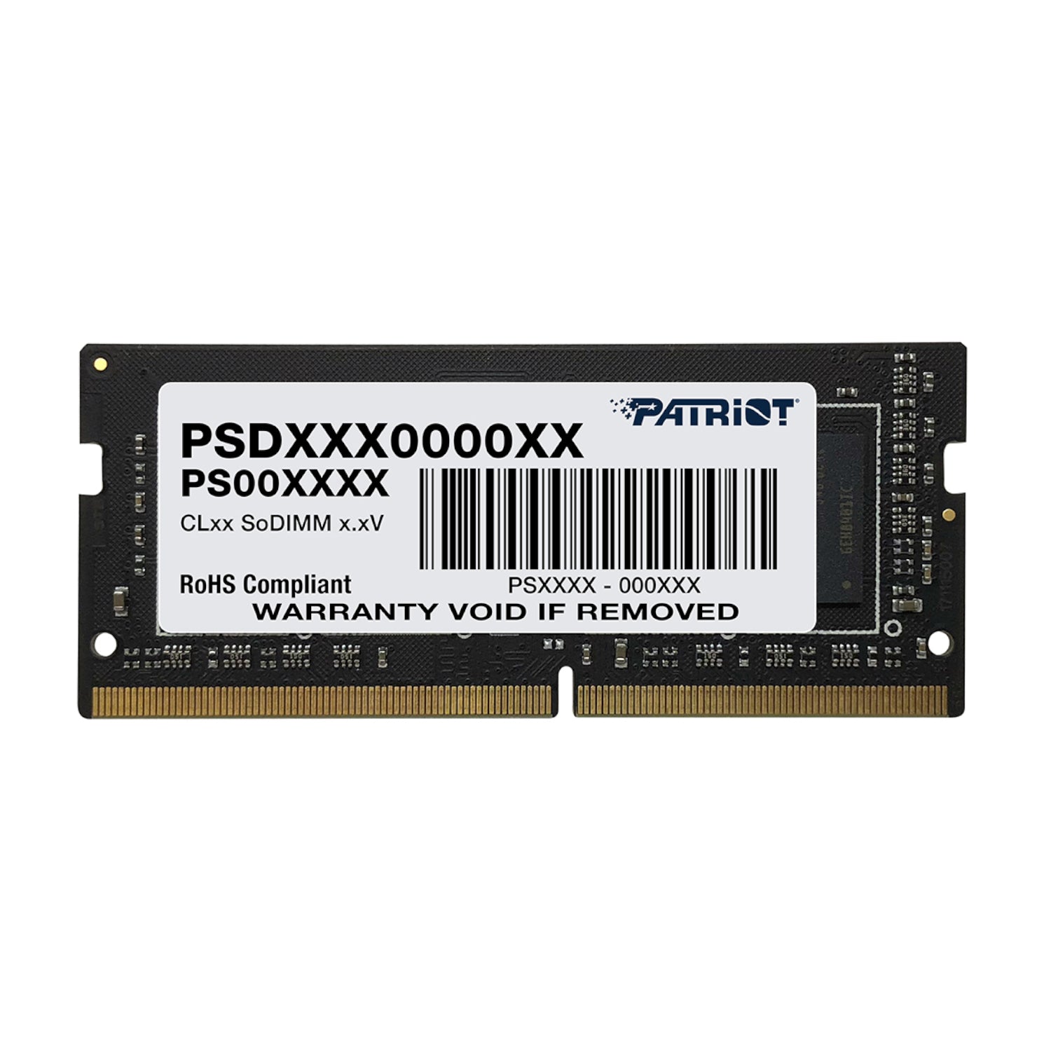 Image 1 for Patriot Signature Line 16GB 3200MHz DDR4 Single Rank SODIMM Notebook Memory