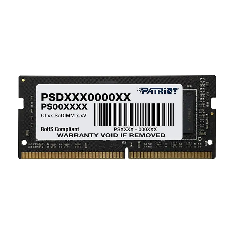 Image 1 for Patriot Signature Line 8GB DDR4 3200MHz Single Rank SODIMM Notebook Memory