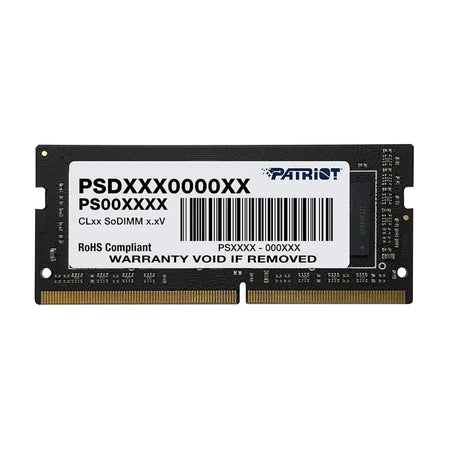 Image 1 for Patriot Signature Line 8GB DDR4 3200MHz Single Rank SODIMM Notebook Memory