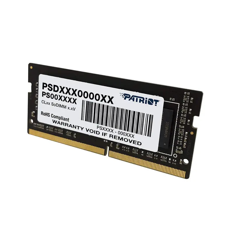Image 2 for Patriot Signature Line 8GB DDR4 3200MHz Single Rank SODIMM Notebook Memory