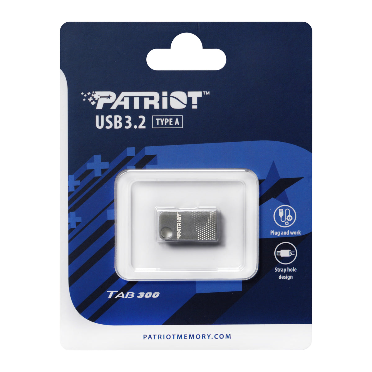 Image 5 for Patriot TAB300 Dark Shadow 128GB USB 3.2 Gen1 Flash Drive