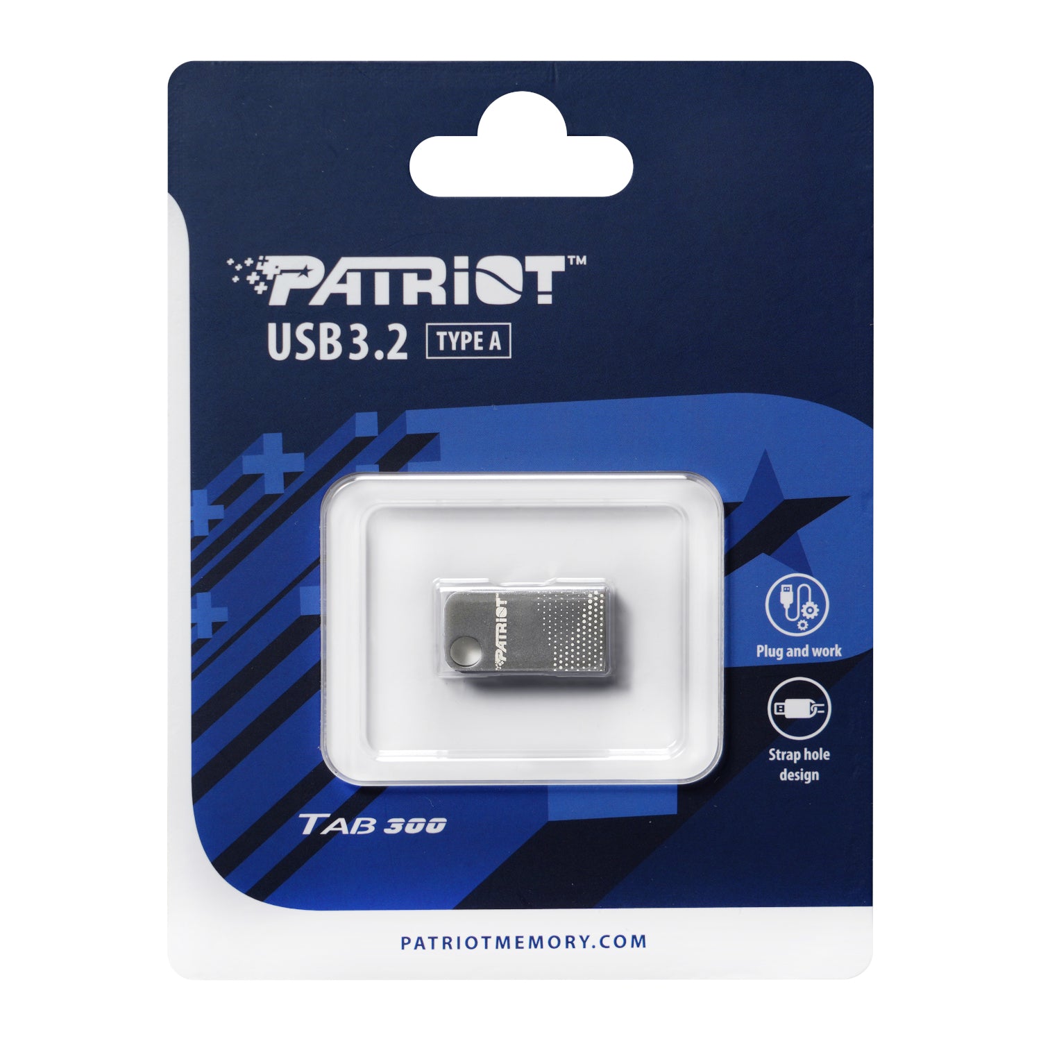 Image 5 for Patriot TAB300 Dark Shadow 128GB USB 3.2 Gen1 Flash Drive