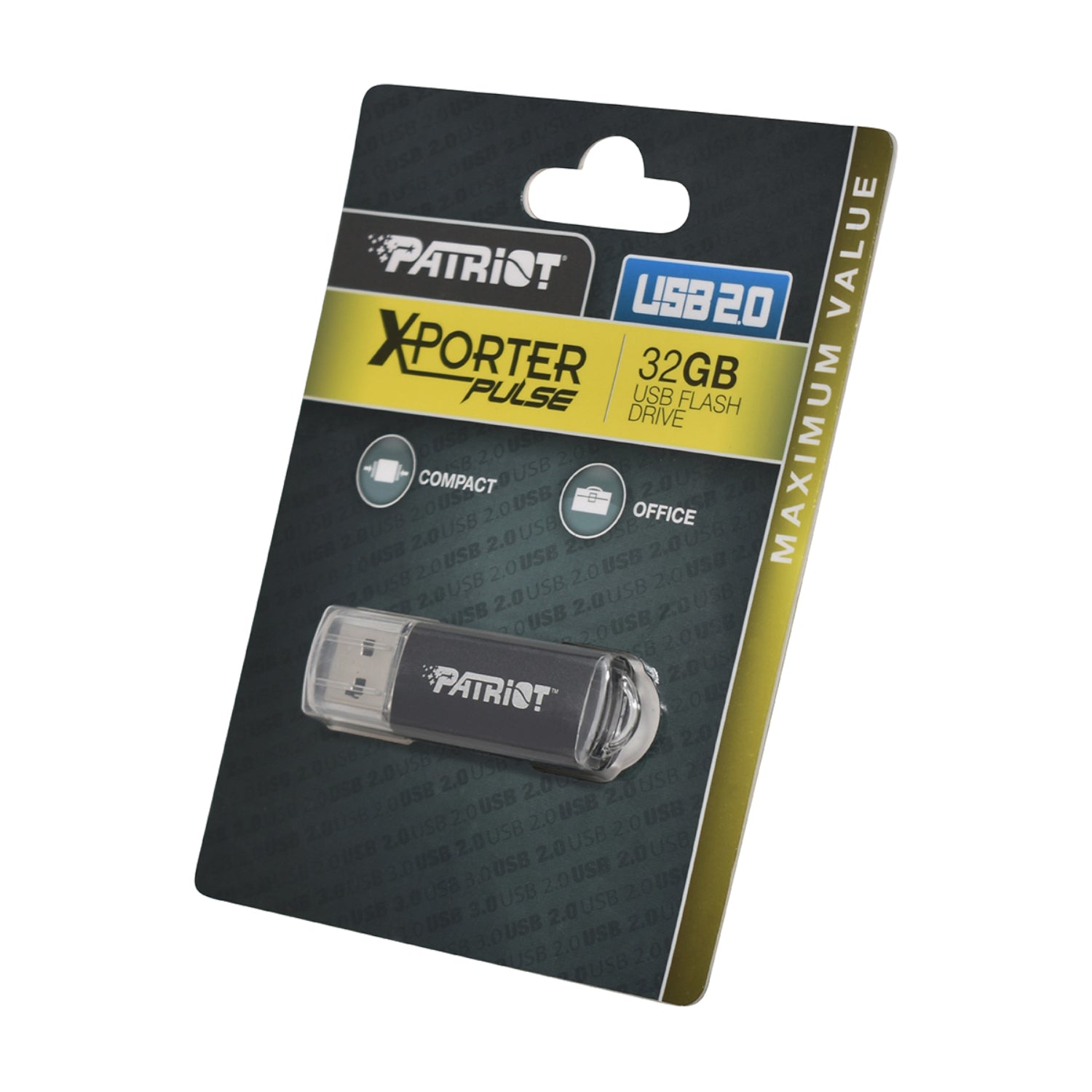 Image 4 for Patriot Xporter 32GB USB2.0 Flash Drive - Black