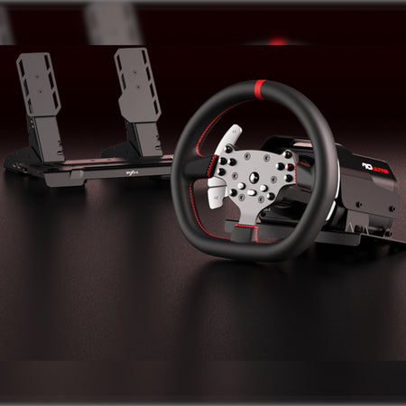 Image 4 for PXN V10 Ultra 270/900° 3.2nm Direct Drive USB Steering Wheel with Hall Effect Dual Pedals