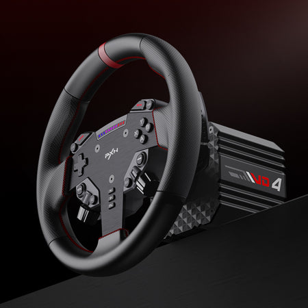 Image 2 for PXN VD4 Direct Drive Sim Racing Wheel – PD-HM Dual Pedal – Z8 Clamp Bundle