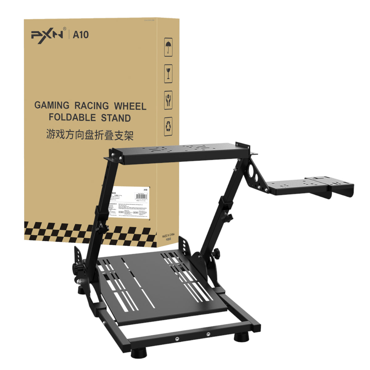 Image 1 for PXN A10 Gaming Racing Wheel Foldable Stand