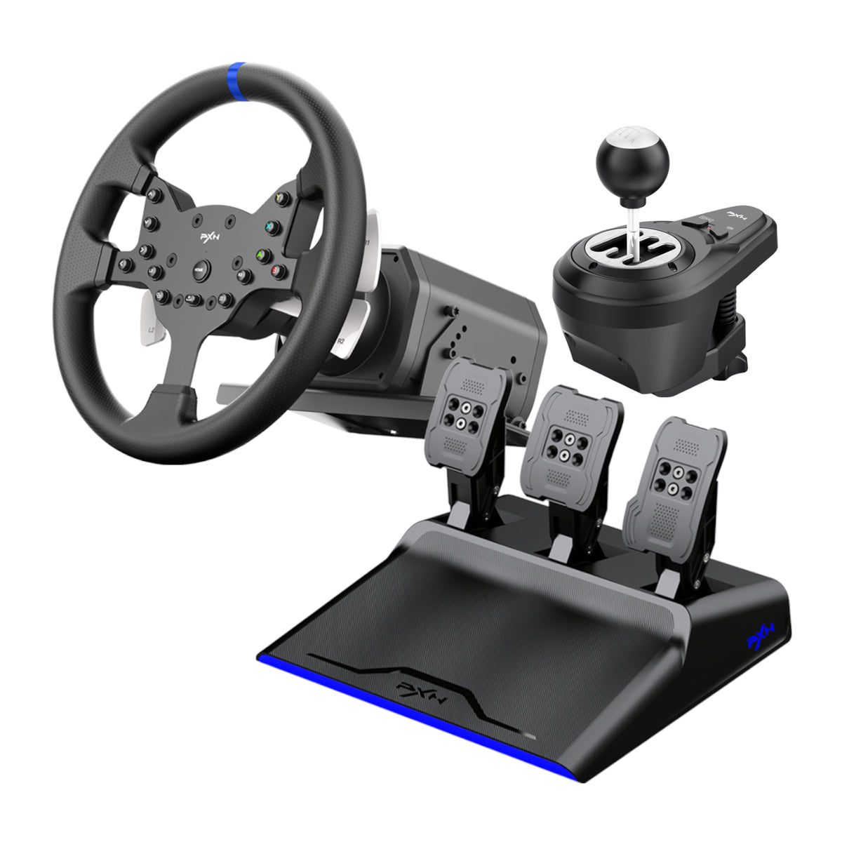 Image 1 for PXN V99 Force Feedback Steering Wheel