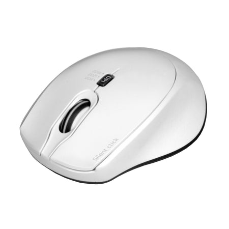 Image 2 for Port Connect Silent 1600DPI 3 Button Wireless Mouse - White
