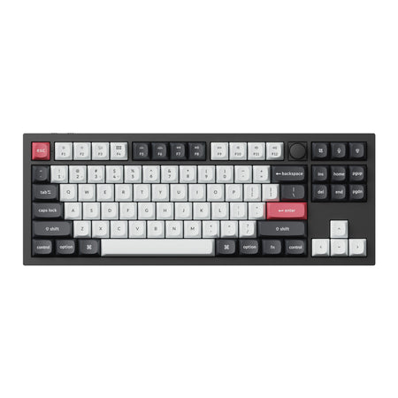 Image 2 for Keychron Q3 HE QMK 80% Wireless Custom Mechanical Keyboard (Nebula Switch) – Carbon Black