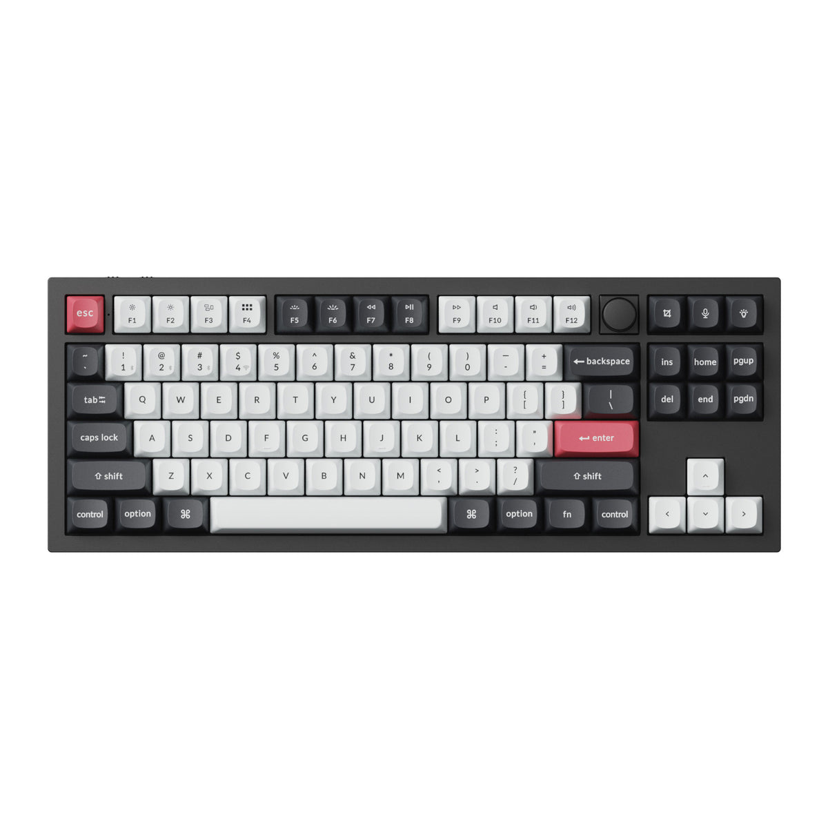 Image 2 for Keychron Q3 HE QMK 80% Wireless Custom Mechanical Keyboard (Nebula Switch) – Carbon Black