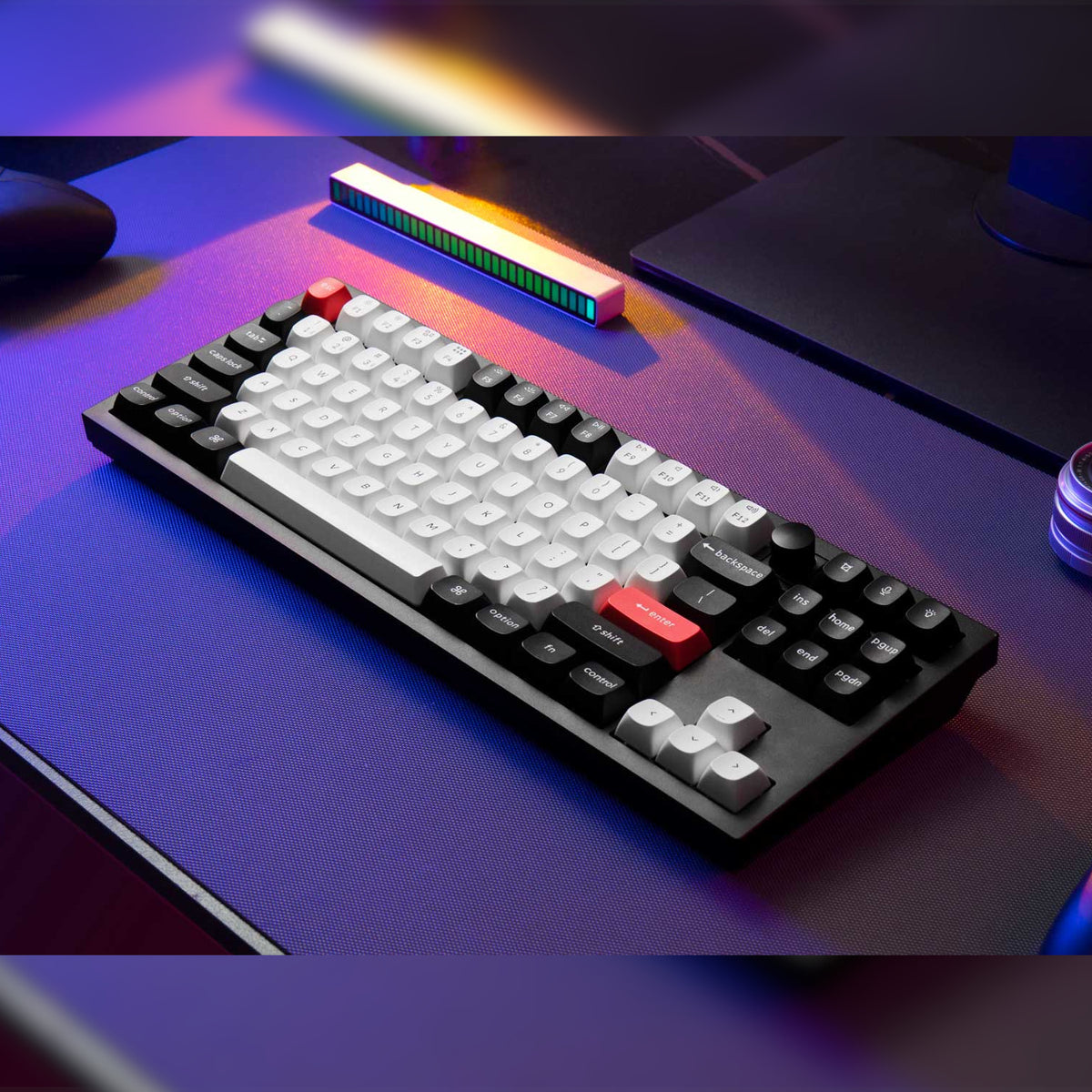 Image 3 for Keychron Q3 HE QMK 80% Wireless Custom Mechanical Keyboard (Nebula Switch) – Carbon Black