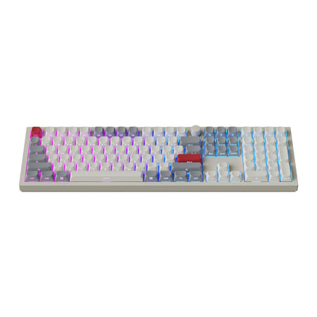 Image 3 for Keychron Q6 Max QMK/VIA Wireless Custom Mechanical Keyboard OSA Gateron Red Jupiter Switches - Shell White