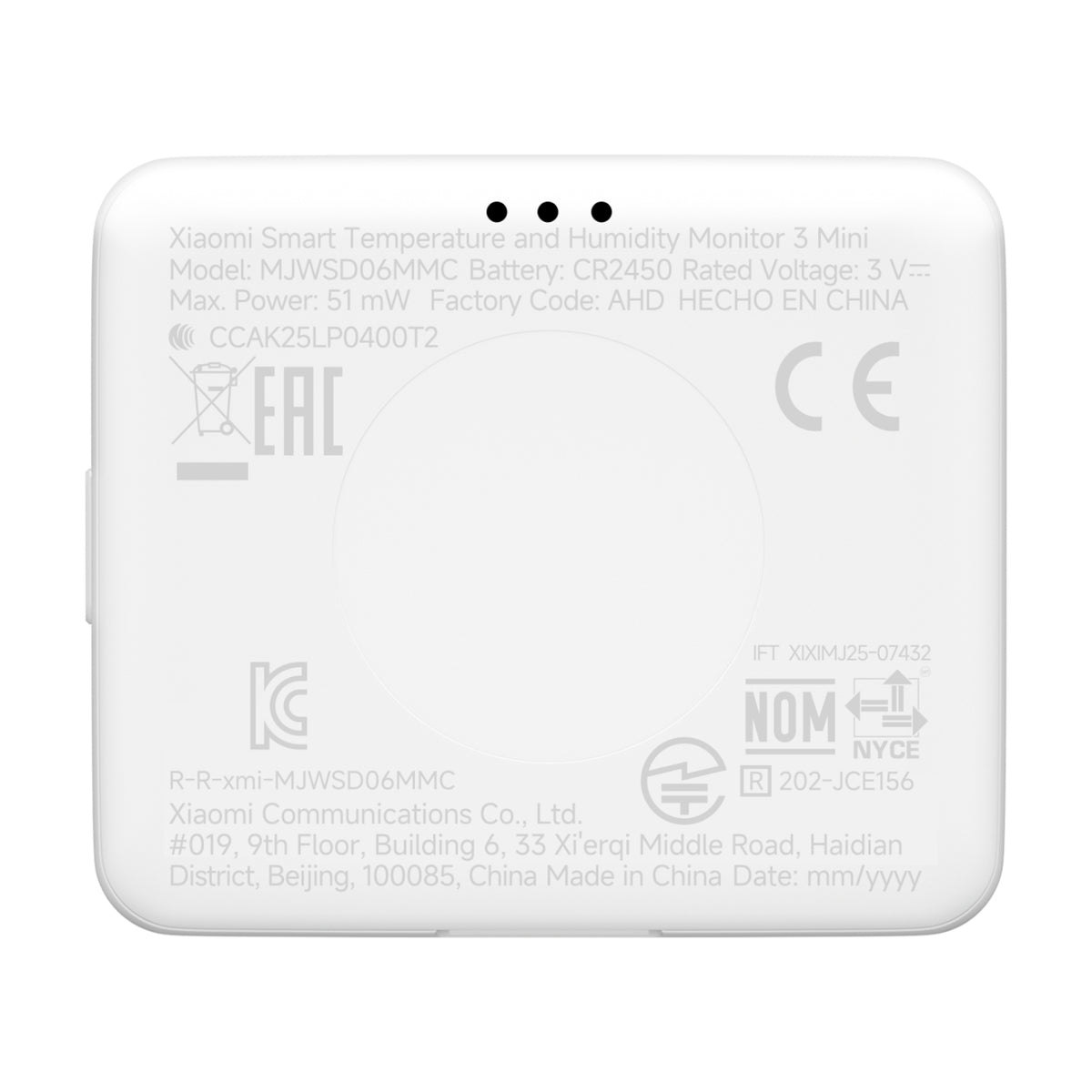 Image 4 for Xiaomi Smart Temperature and Humidity Monitor 3 Mini