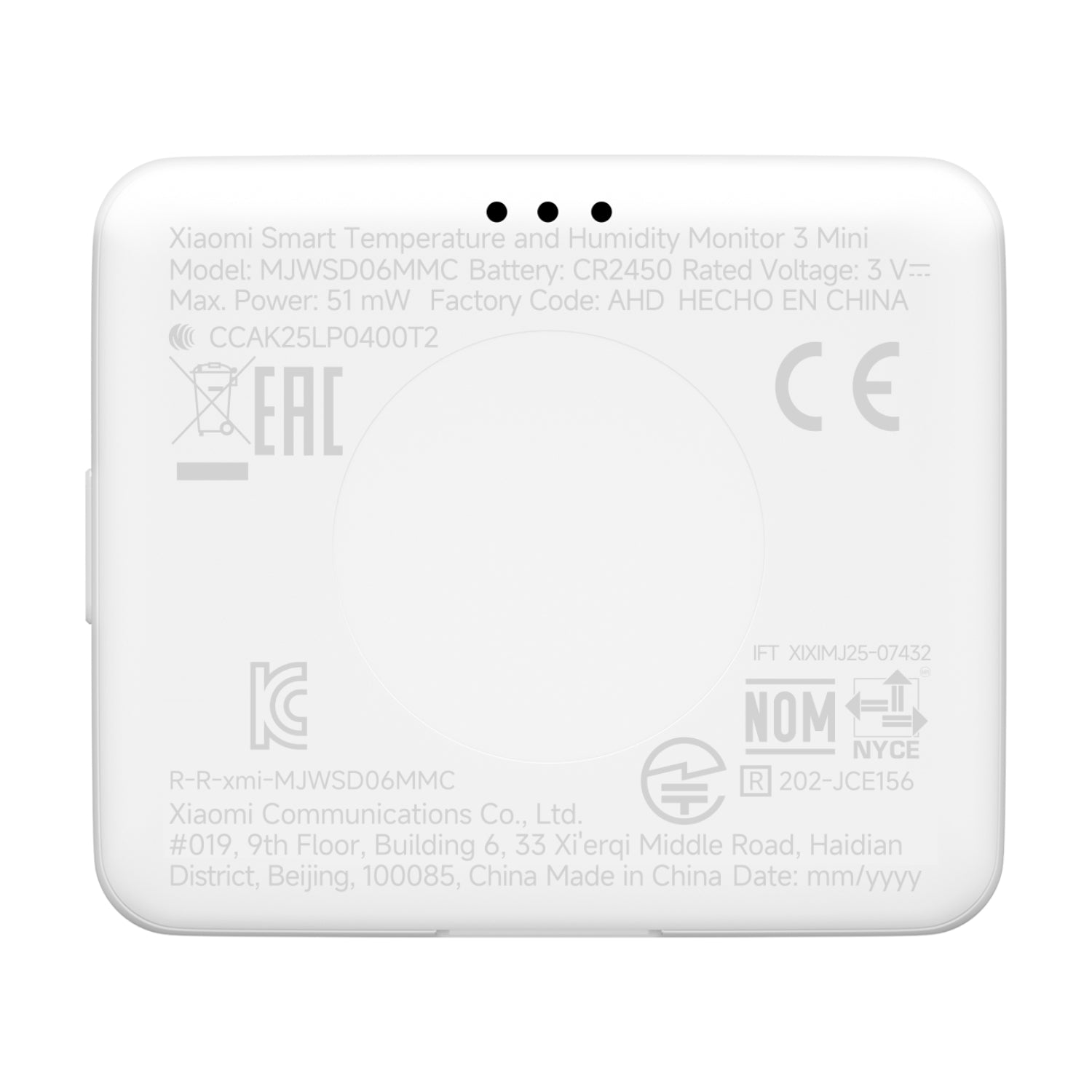 Image 4 for Xiaomi Smart Temperature and Humidity Monitor 3 Mini