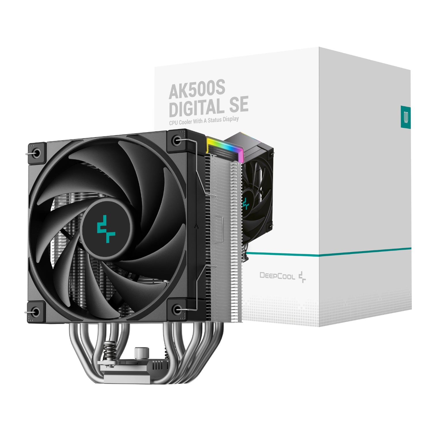 Image 1 for DeepCool AK500S Digital 120mm Air CPU Cooler - Black