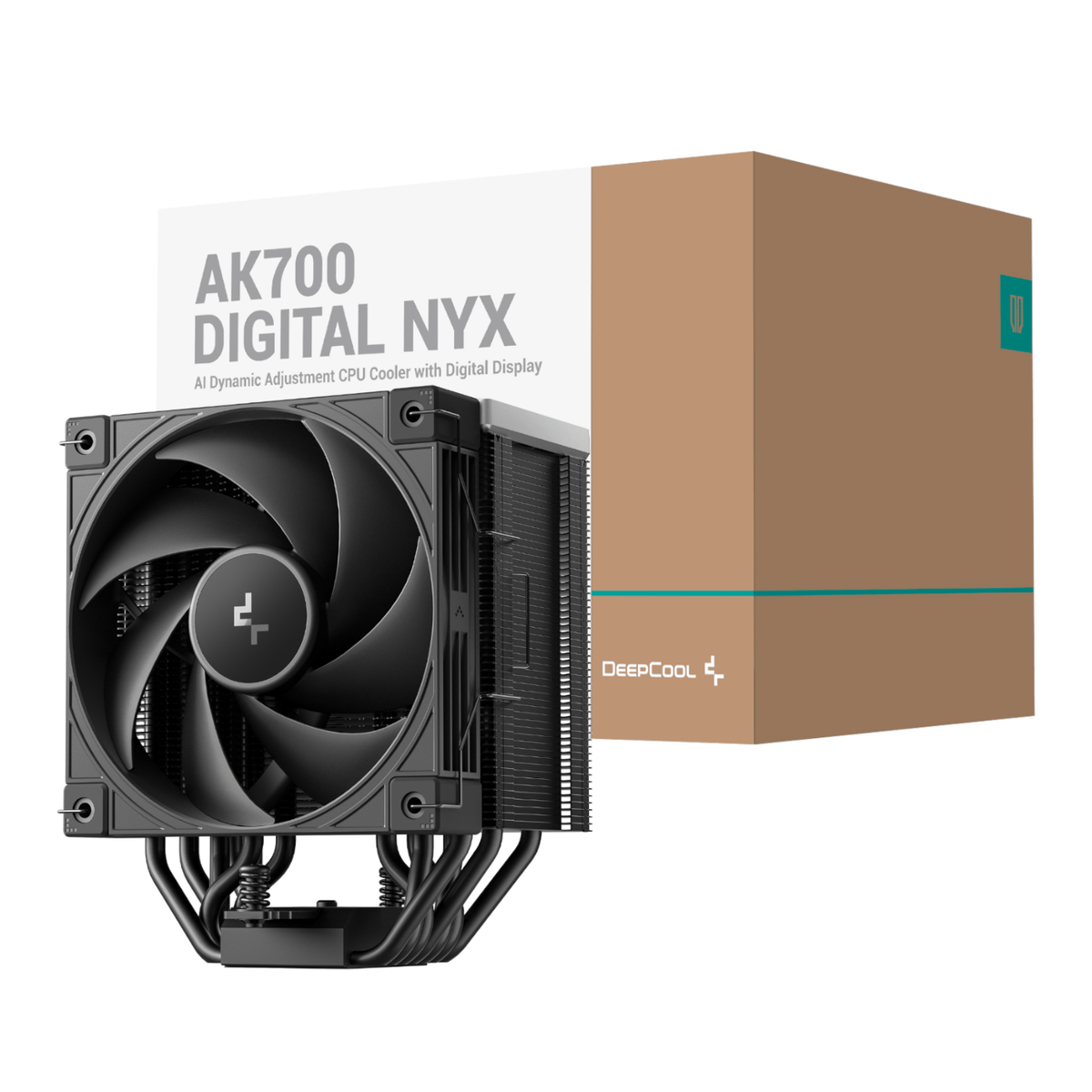 Image 1 for DeepCool AK700 DIGITAL NYX 120mm Air Cooler - Black