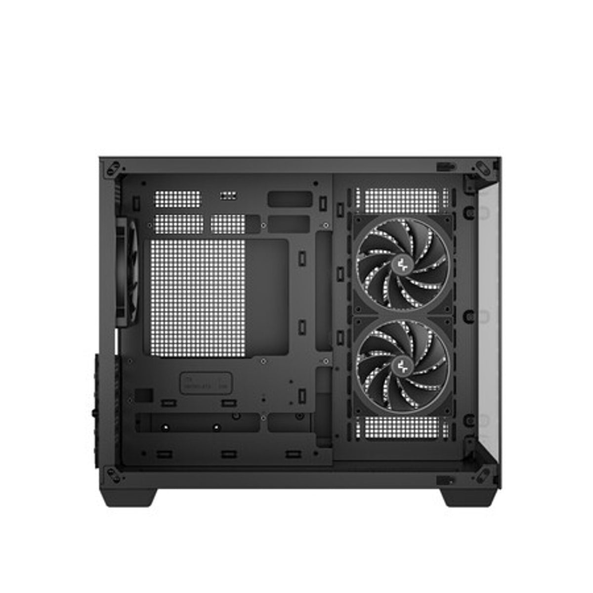 Image 11 for Deepcool CG330 3F Panoramic Dual-Chamber Micro-ATX Gaming Chassis - Black