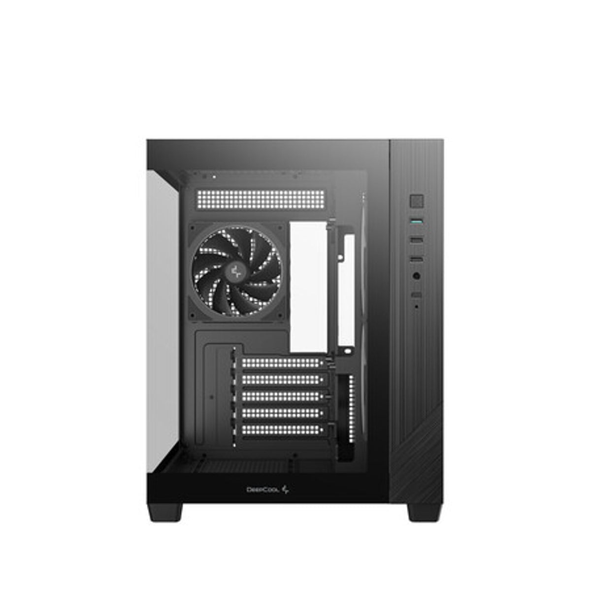 Image 8 for Deepcool CG330 3F Panoramic Dual-Chamber Micro-ATX Gaming Chassis - Black