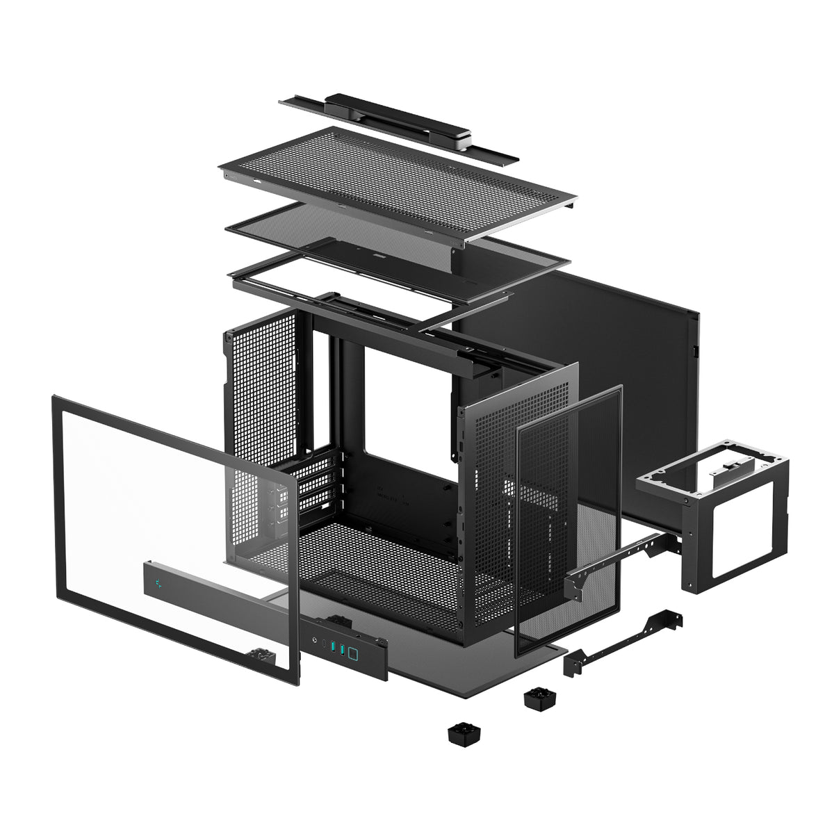 Image 7 for DeepCool CH160 PLUS Micro-ATX Chassis - Black