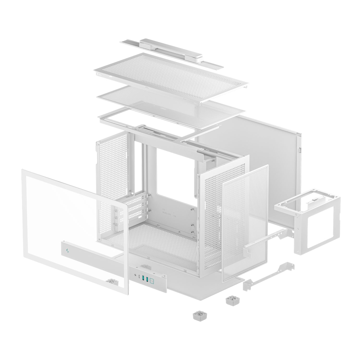 Image 7 for DeepCool CH160 PLUS Micro-ATX Chassis - White