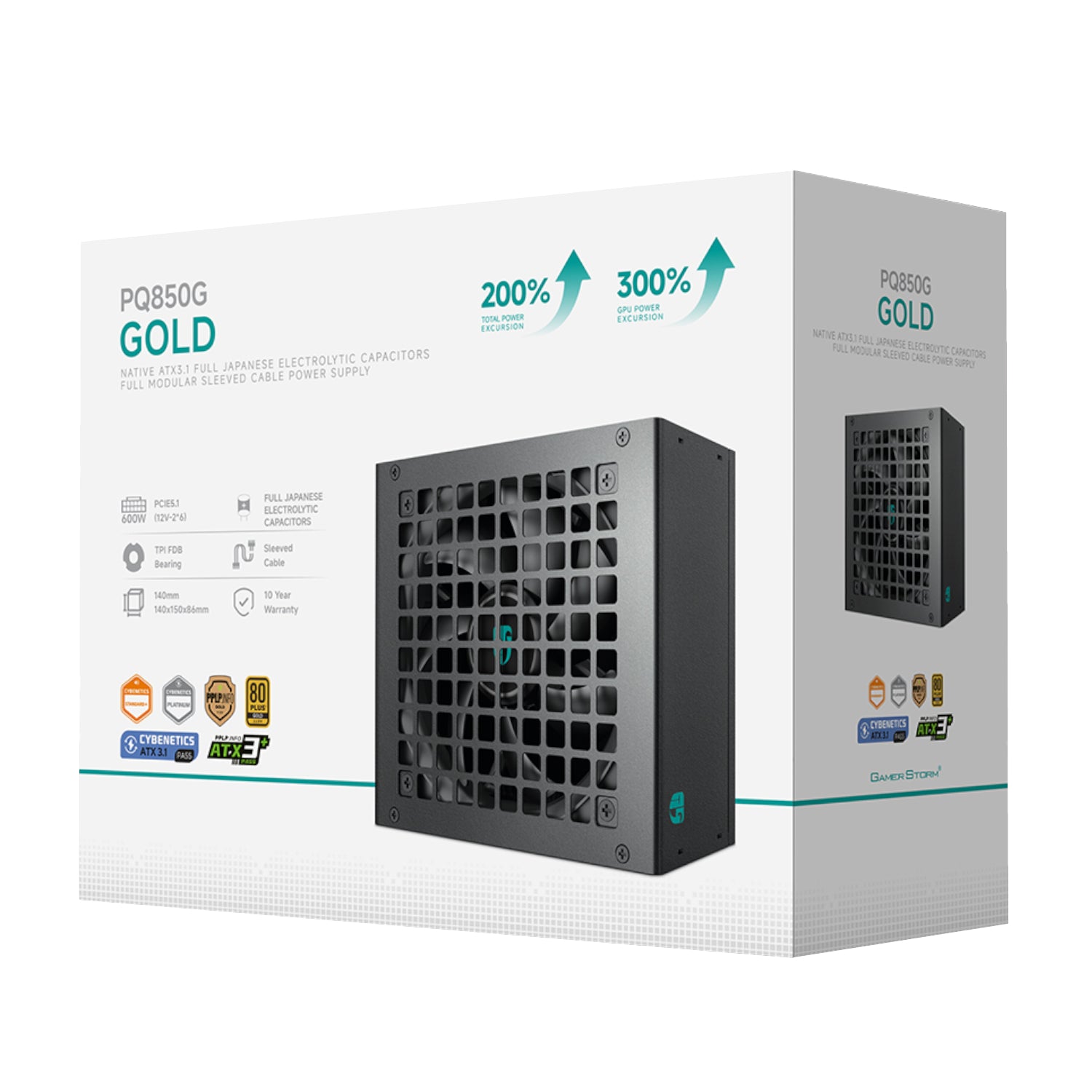 Image 6 for DeepCool PQ850G Series 850W 80 PLUS Gold Modular Power Supply