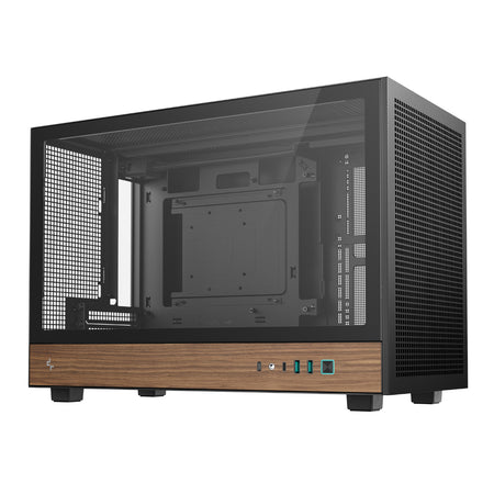 Image 1 for DeepCool CH260 Wood mATX Gaming Chassis - Black
