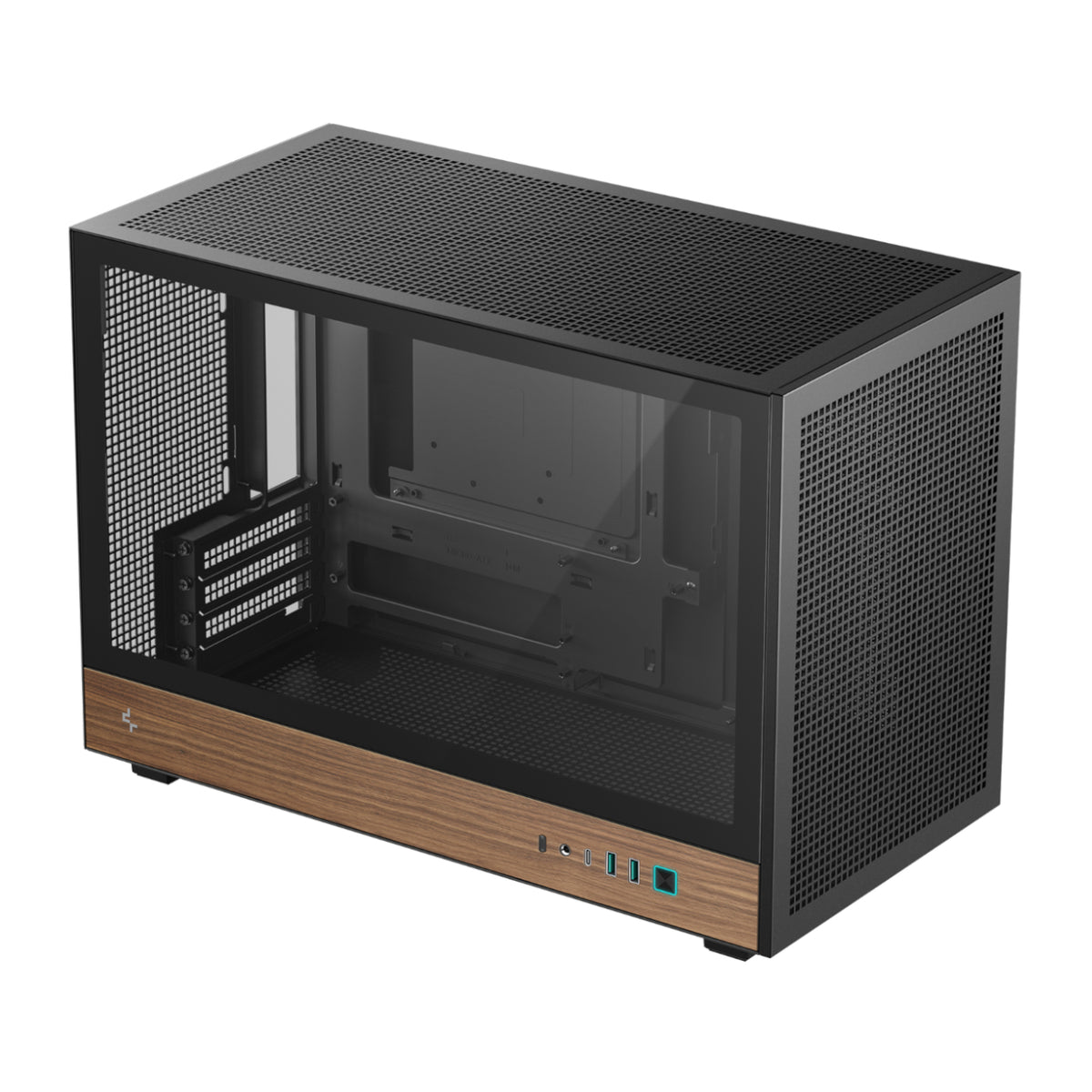 Image 4 for DeepCool CH260 Wood mATX Gaming Chassis - Black