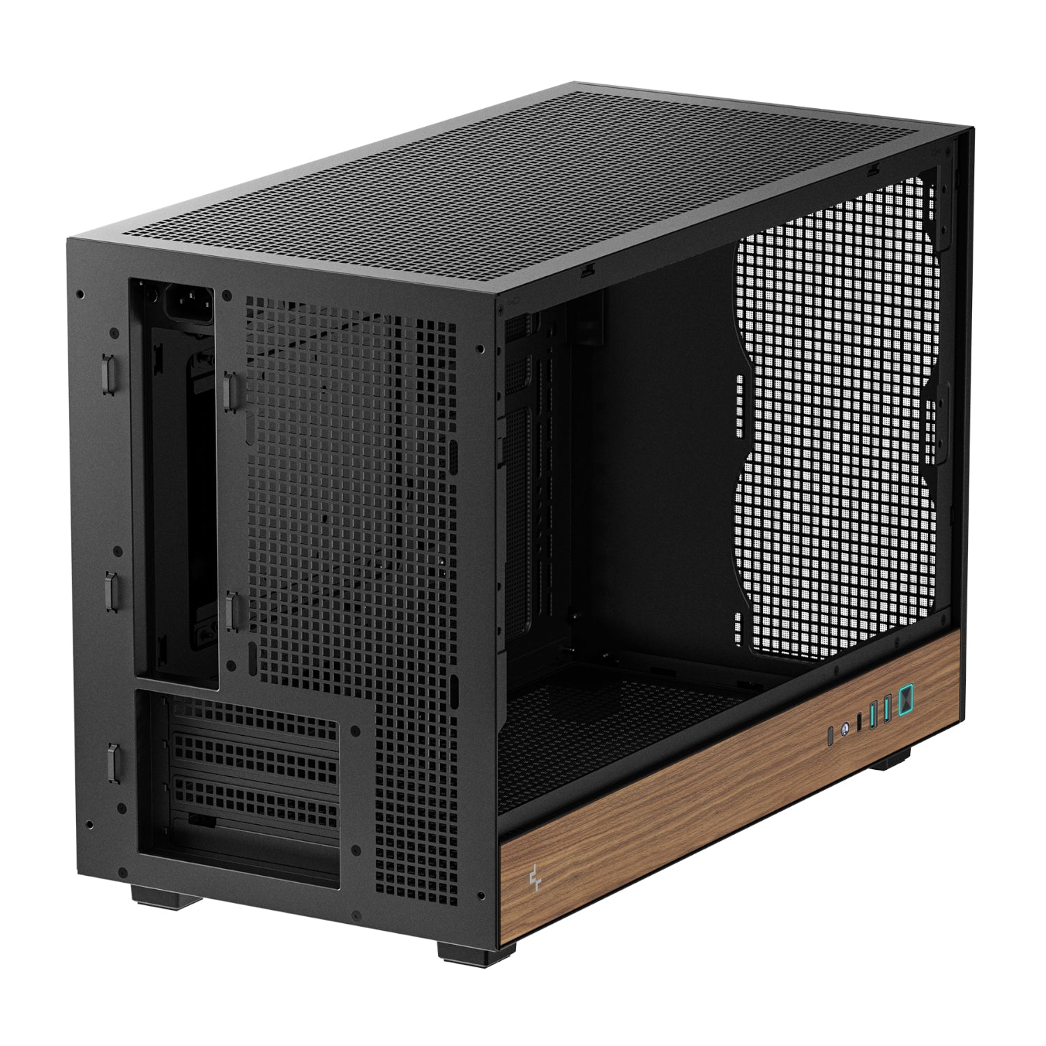 Image 5 for DeepCool CH260 Wood mATX Gaming Chassis - Black