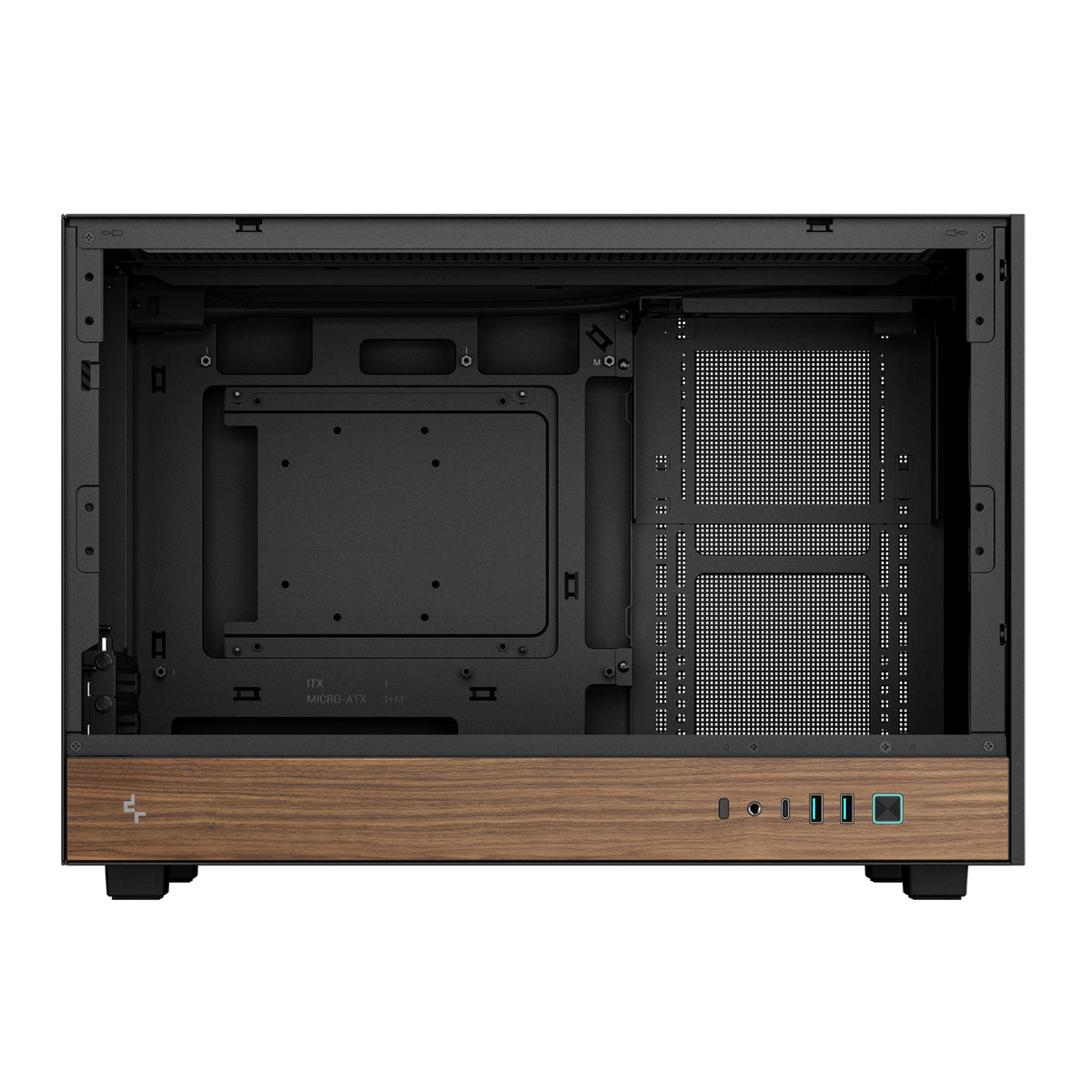 Image 6 for DeepCool CH260 Wood mATX Gaming Chassis - Black