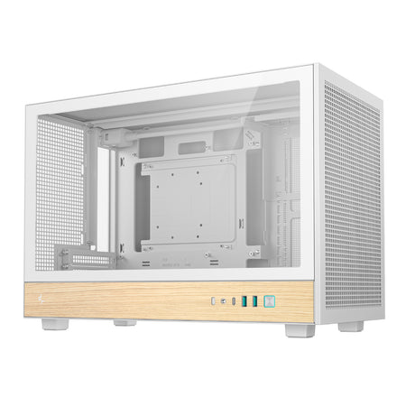 Image 1 for DeepCool CH260 Wood mATX Gaming Chassis White