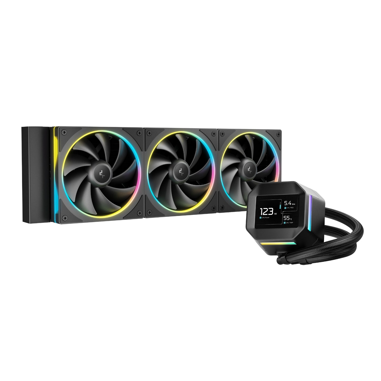 Image 2 for DeepCool LM360 ARGB 360mm AIO CPU Liquid Cooler - Black