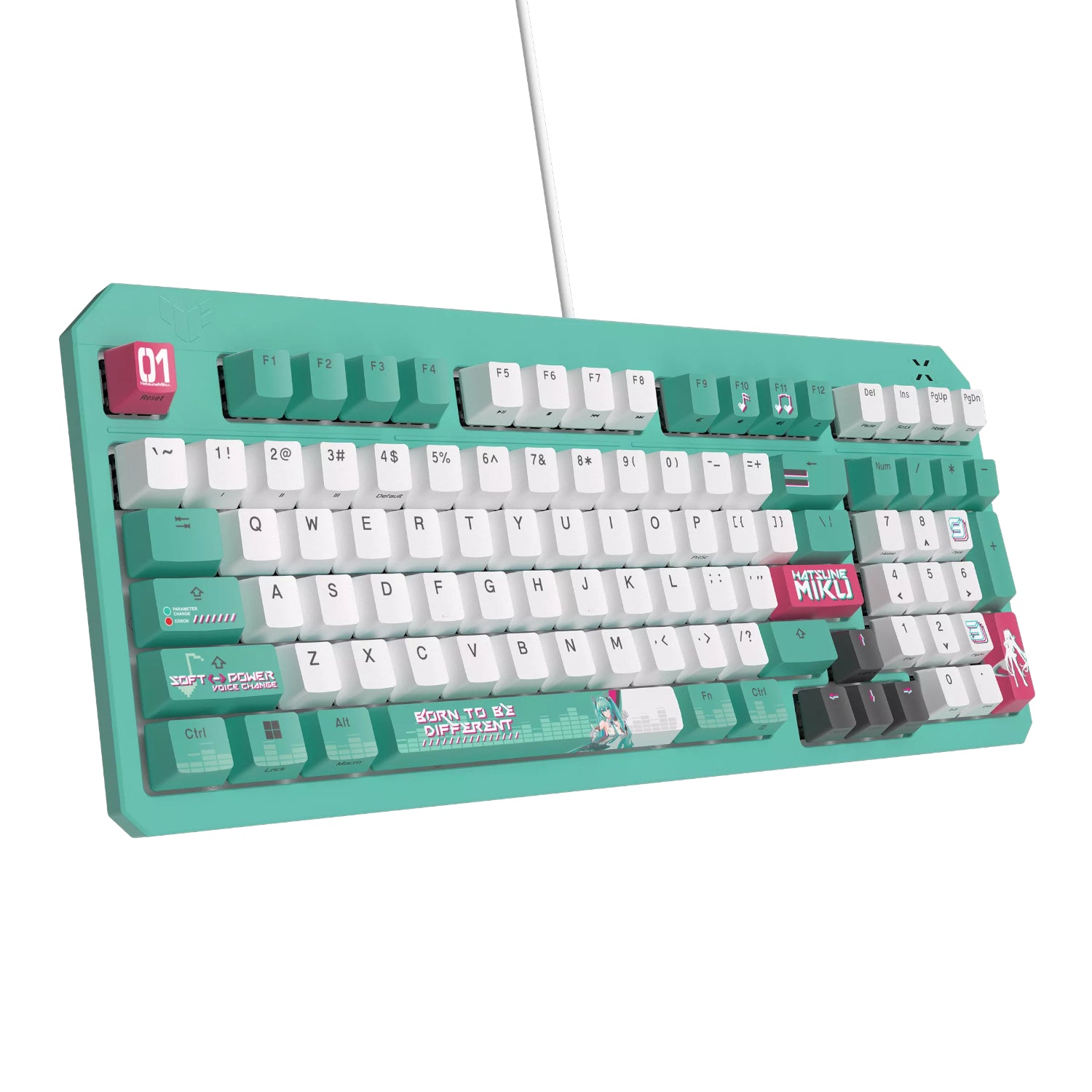 Image 3 for Asus TUF Gaming K3 Gen II Gaming Keyboard Hatsune Miku Edition