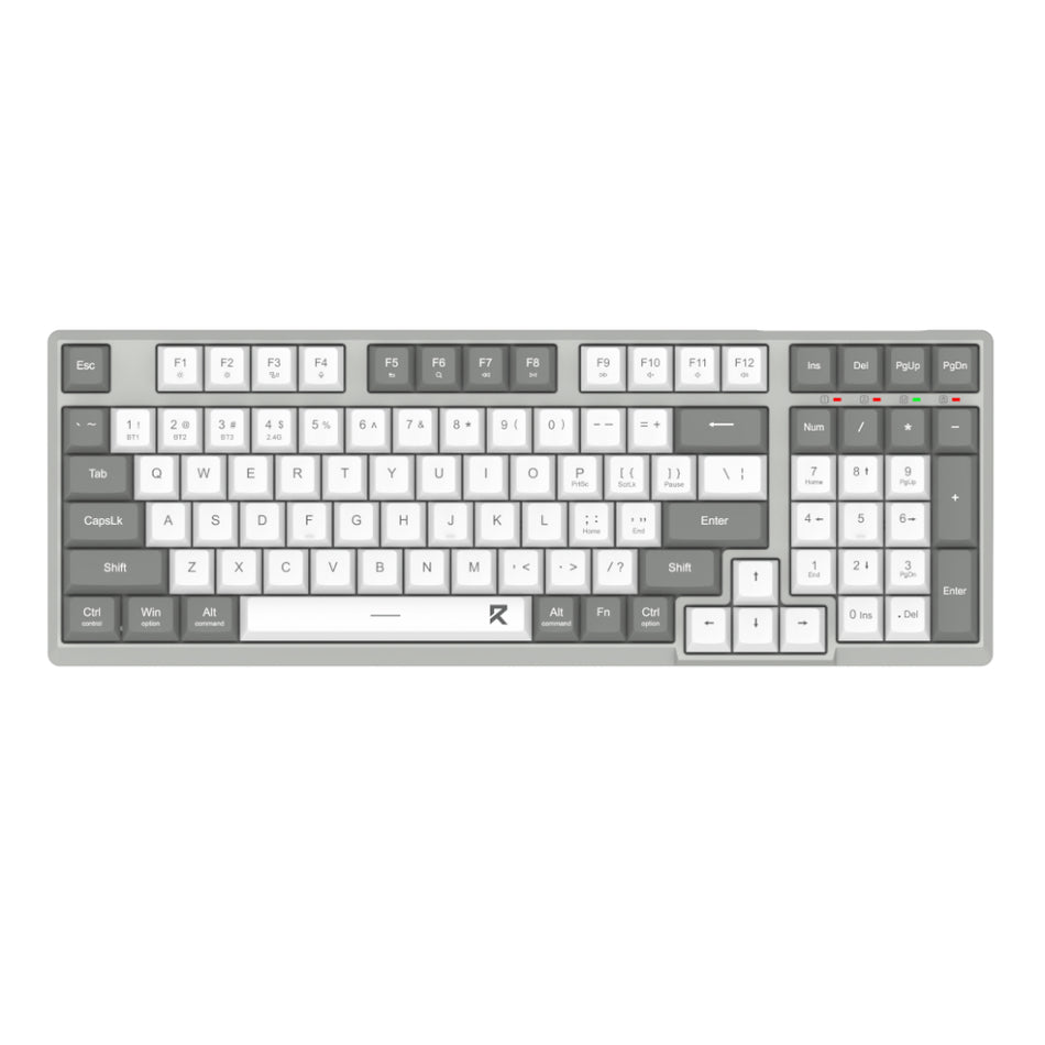 Image 1 for REDRAGON KB SCISSOR KEY 2.4G BT WRS BKWT