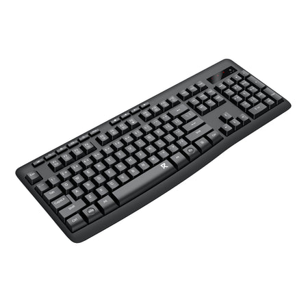 Image 2 for Redragon BK-7367 Full-size Ergonomic Wireless Membrane Office Keyboard - Black