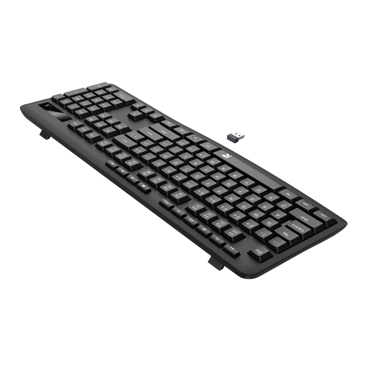Image 4 for Redragon BK-7367 Full-size Ergonomic Wireless Membrane Office Keyboard - Black