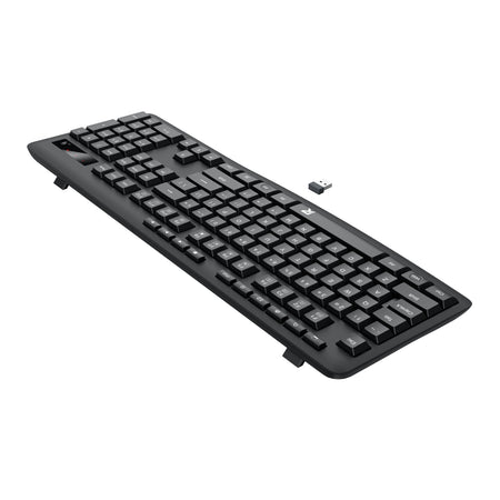 Image 4 for Redragon BK-7367 Full-size Ergonomic Wireless Membrane Office Keyboard - Black