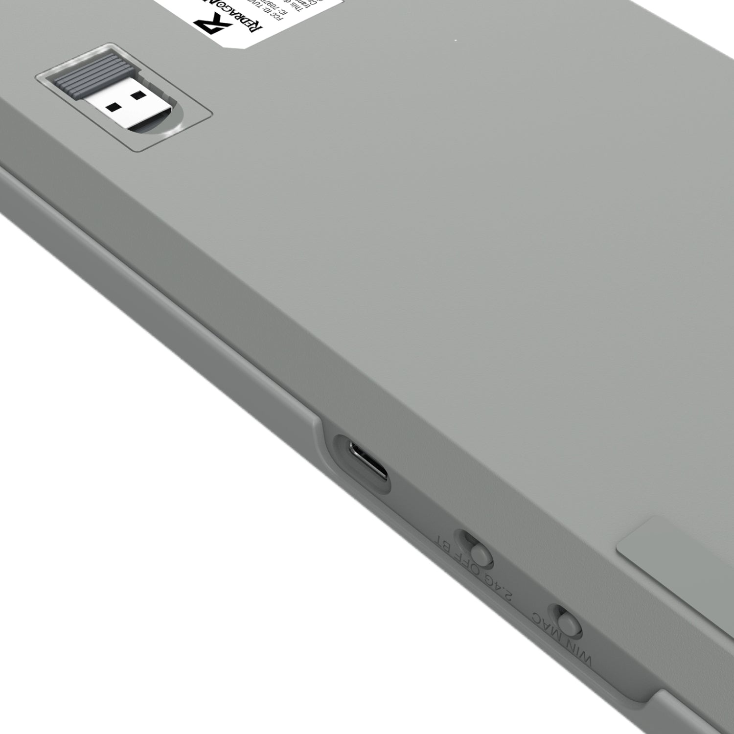 Image 9 for Redragon BK-7485 Wireless Office Keyboard - Grey