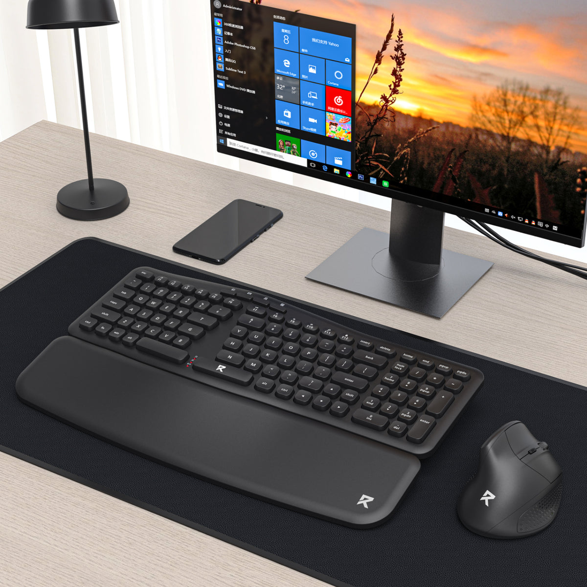 Image 3 for Redragon BS7161 2.4G Wireless Keyboard and Mouse Combo - Black