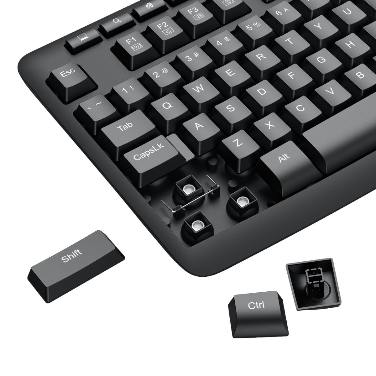 Image 4 for Redragon BS-7367-B Wireless Office Keyboard and Mouse Combo - Black