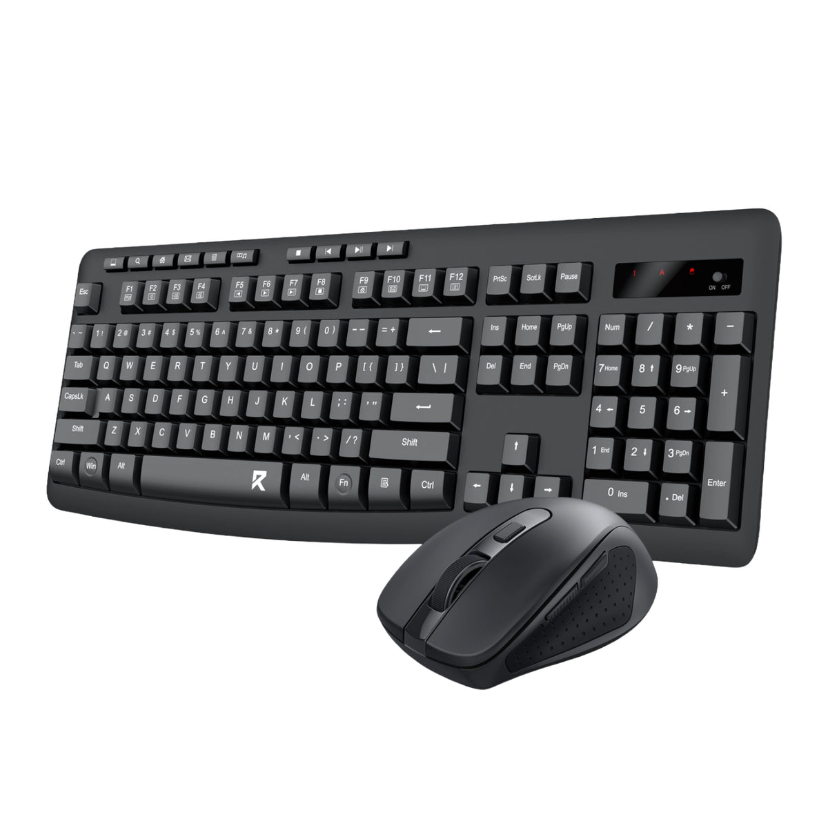 Image 1 for Redragon BS-7367-B Wireless Office Keyboard and Mouse Combo - Black