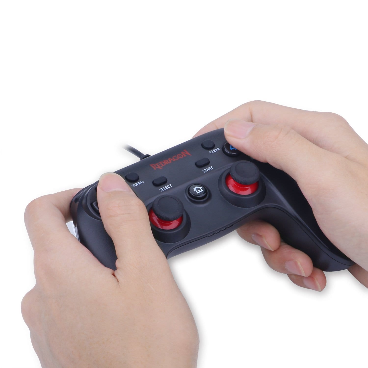 Image 2 for REDRAGON SATURN Wired X/D-input(Digital/Analog) PC Controller Black