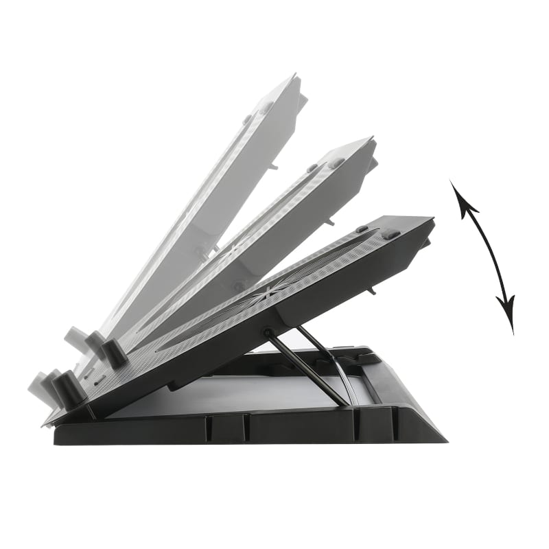 Image 3 for REDRAGON Dual USB 5 Fan RGB Gaming Notebook Stand