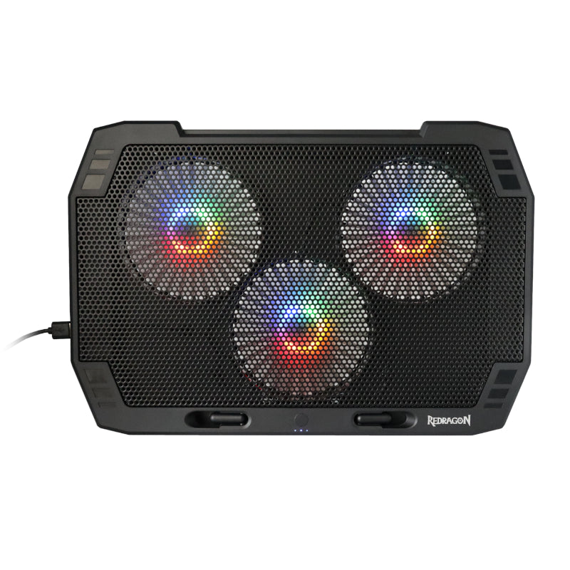 Image 4 for REDRAGON Dual USB 3 Fan RGB Gaming Notebook Stand