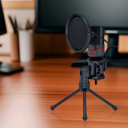 Image 4 for REDRAGON SEYFERT 3.5mm Aux Gaming Mic and Tripod - Black