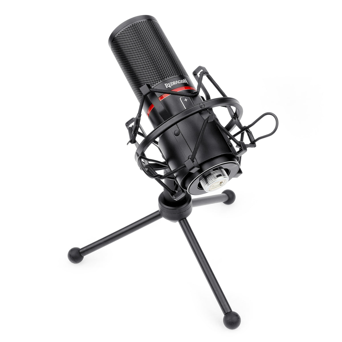 Image 1 for REDRAGON BLAZAR Cardioid USB Gaming Mic and Tripod - Black