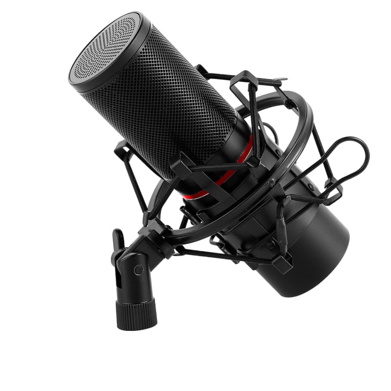 Image 2 for REDRAGON BLAZAR Cardioid USB Gaming Mic and Tripod - Black