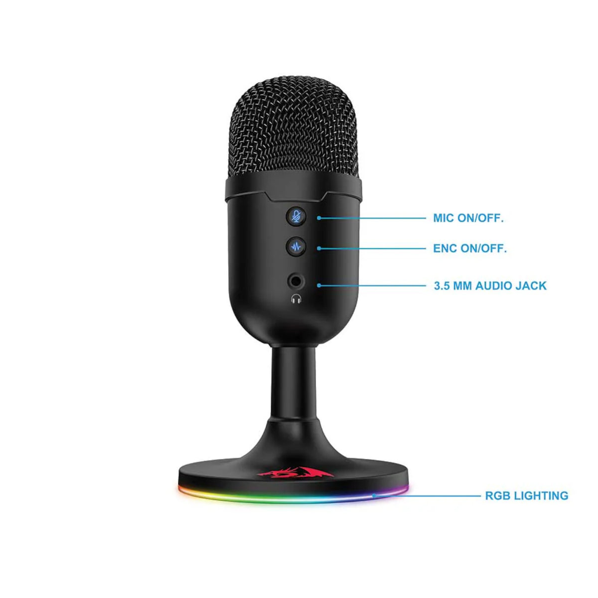 Image 5 for Redragon GM303 PULSAR Gaming Stream Microphone - Black